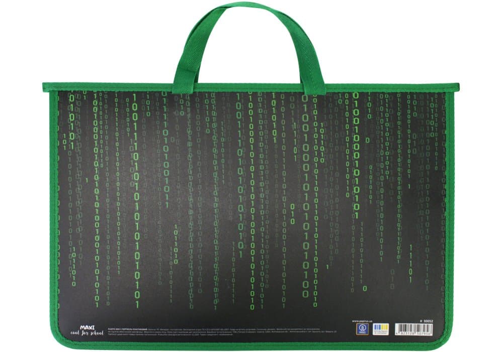 Портфель "Maxi" №MX30052 А4 пласт. на молн.