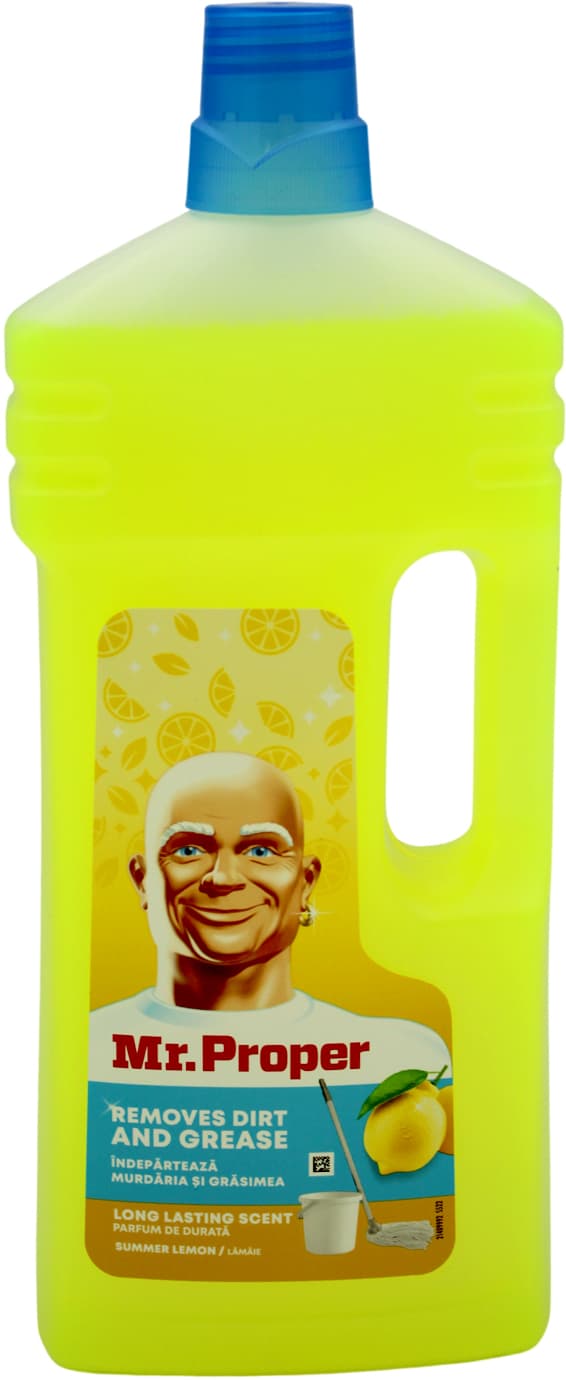 Миючий засіб д/підлоги та стін "Mr. Proper" 1,5л Літній Лимон