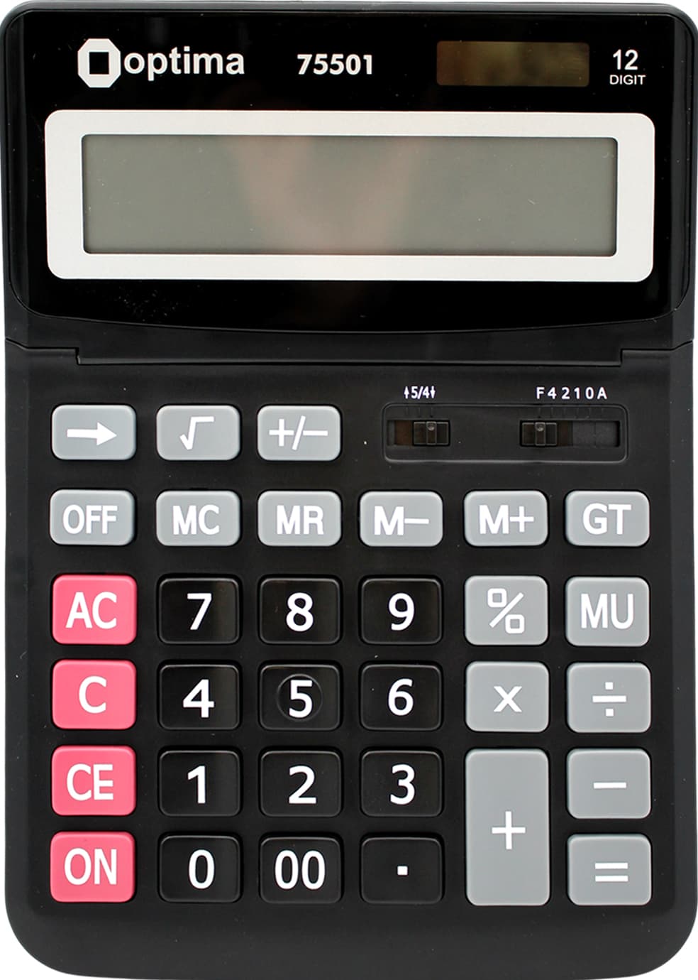 Калькулятор "Optima" №O75501 (12-розряд.) 230х165х45мм(10)(40)