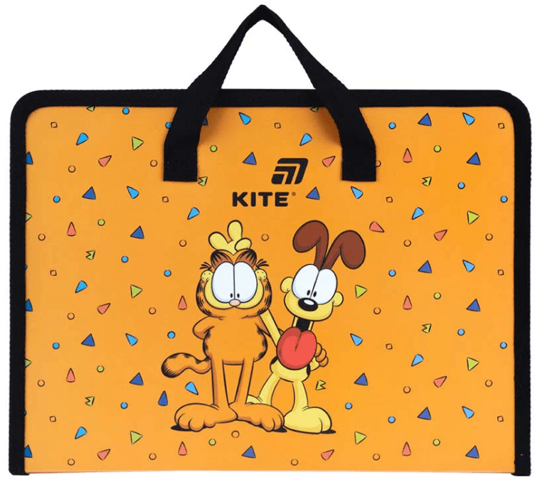 Папка-портфель "Kite" №GF26-202 А4,на молн. Garfield