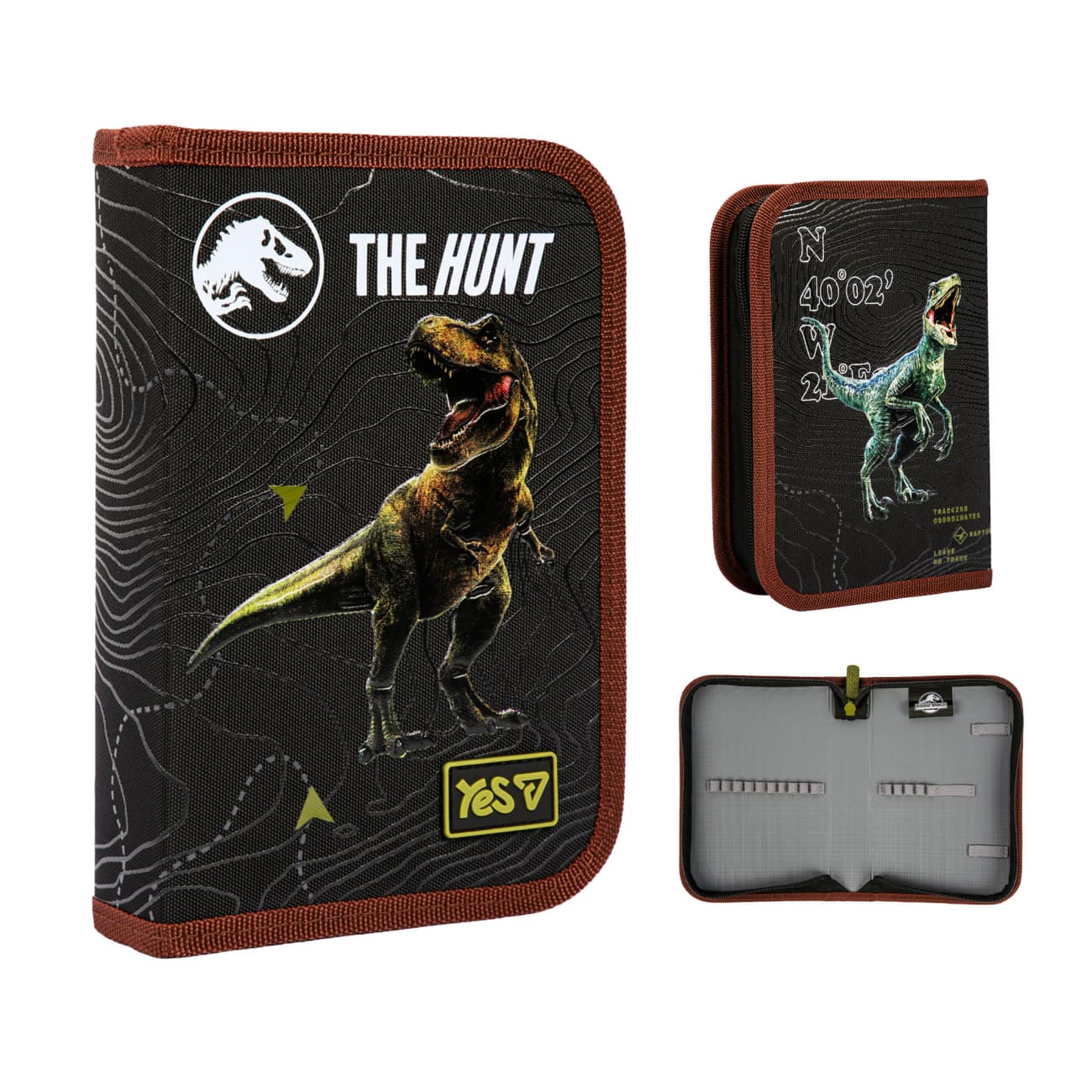 Пенал "Yes" Jurassic World. Dino тв.,одинар.,без клап. №HP-02/533726/Р-26