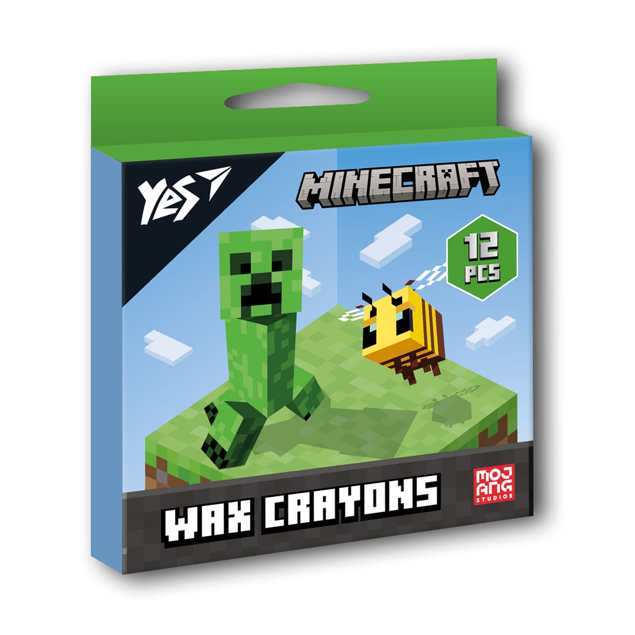 Карандаши воск. 12 цветн. "Yes" №590142 Minecraft(30)