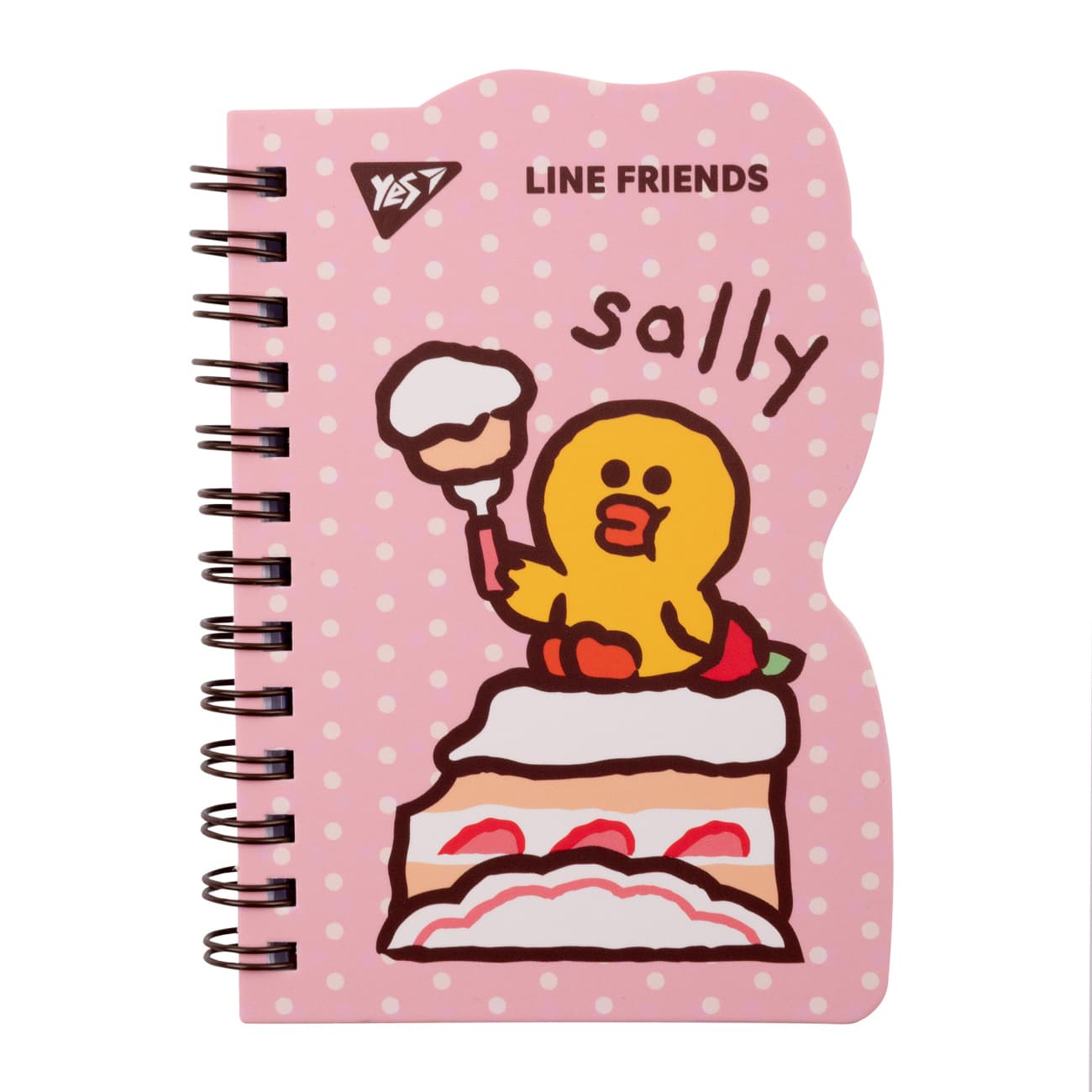 Блокнот пруж. В7 60л. клет. "Line Friends. Sally" №151806/Yes/(30)(60)