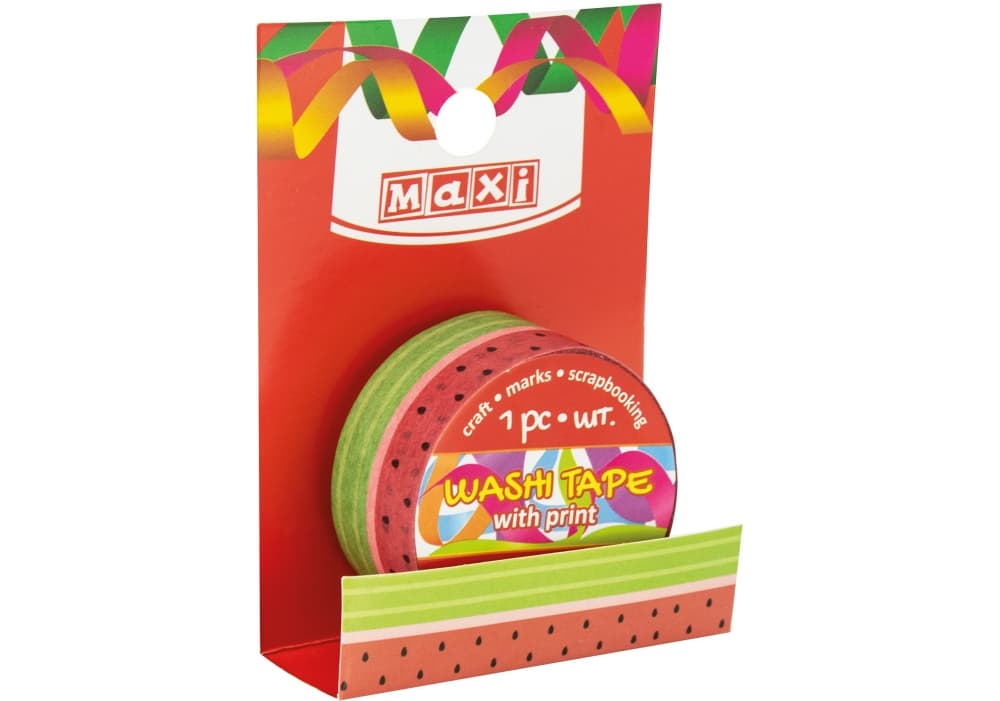 Стрічка декор. "Maxi" з принтом 20ммх3м №MX62003(20)