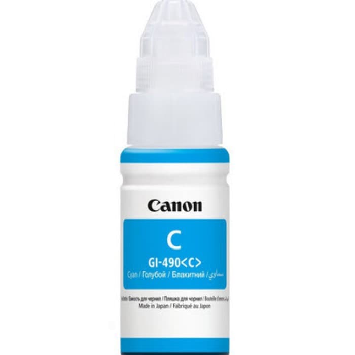 Чернила Canon GI-490 Pixma G1400/G2400/G3400 70мл cyan(5)