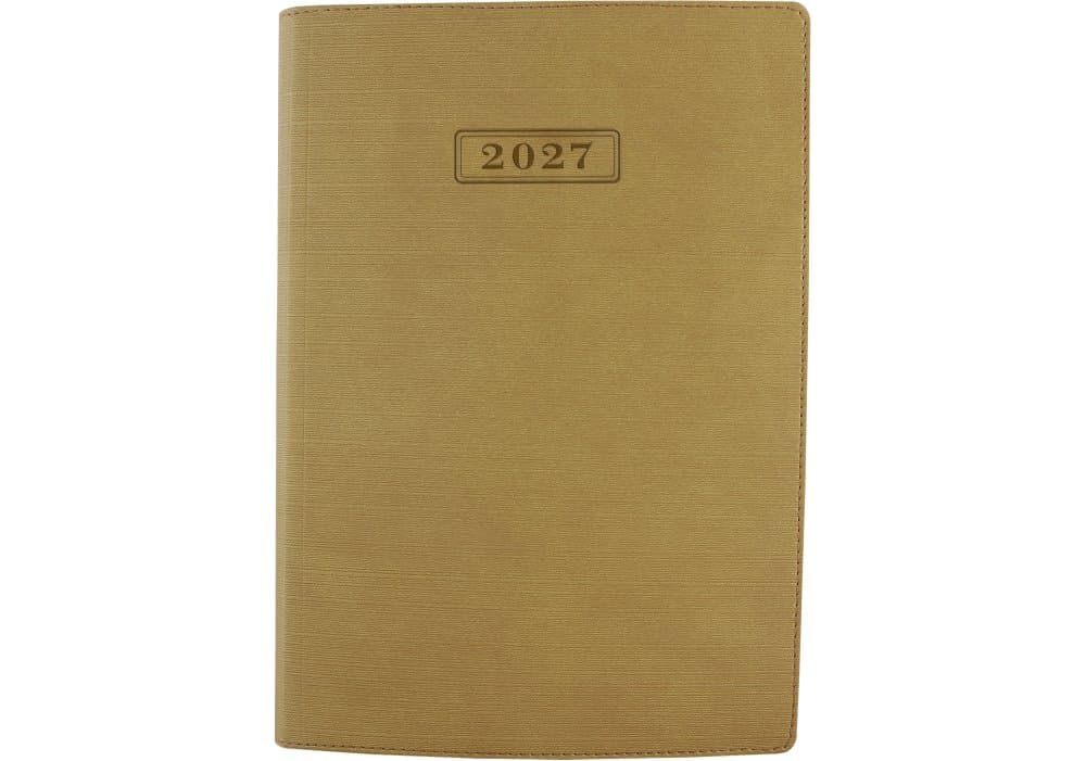 Ежедневник А5 Optima, датированный 2027 Stripe бежевый O25285-66