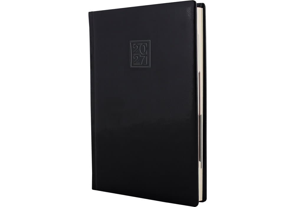 Ежедневник А5 Optima датированный 2027 Gloss черный O25217-01
