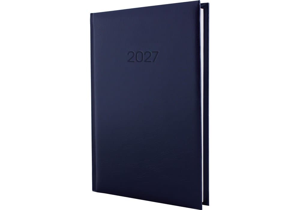 Ежедневник А5 Economix датированный 2027 Allegra темно-синий E21691-24