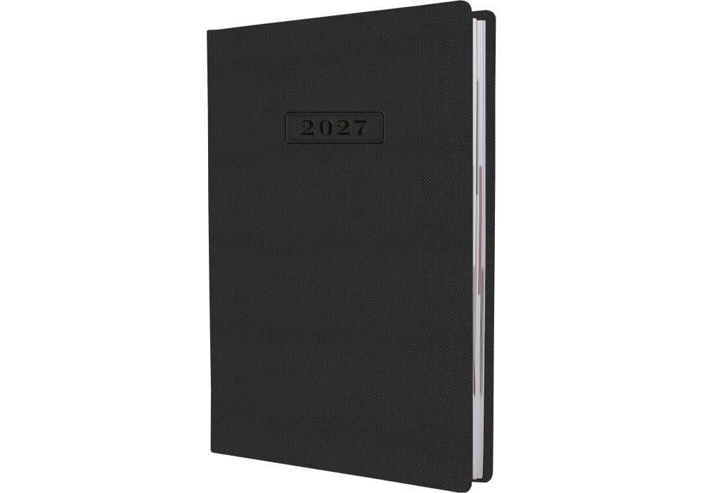 Ежедневник А5 Optima датированный 2027 Square черный O25204-01