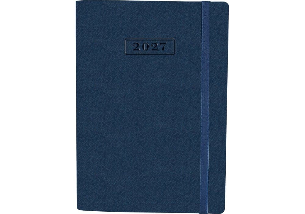 Ежедневник А5 Optima датированный 2027 Namib на резинке,темно синий O25205-24