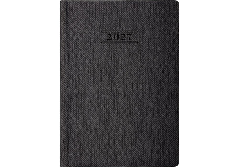 Ежедневник А5 Optima датированный 2027 Tweed серый O26126-10