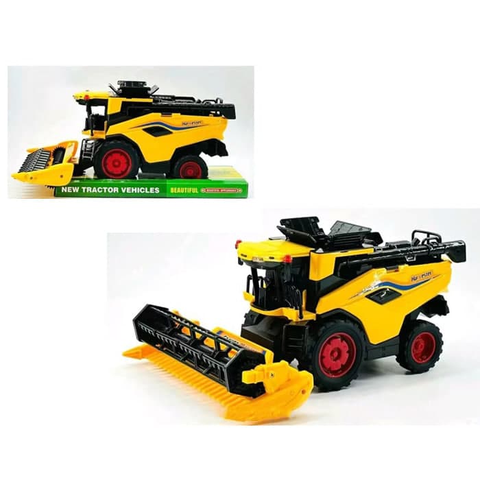 Комбайн інер-ий 30см,гумові колеса,рухомі деталі,2види,в кульку,18х9х9см №666-317A(18)