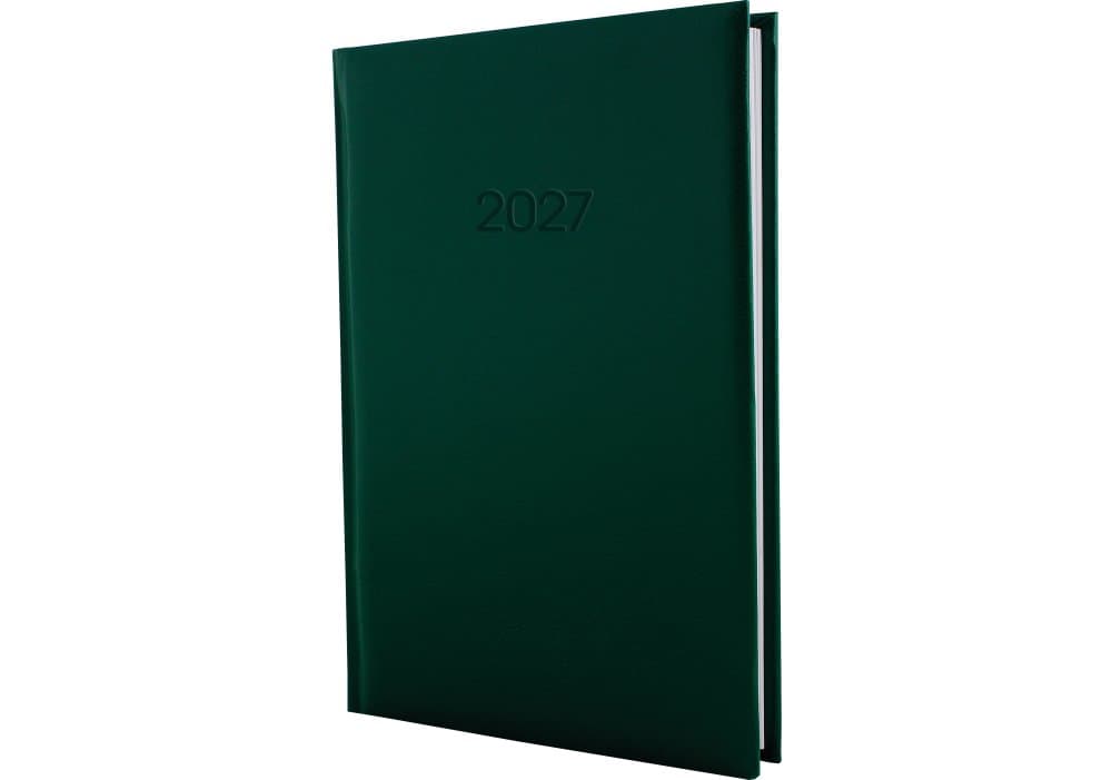 Ежедневник А5 Economix датированный 2027 Allegra зеленый E21691-04