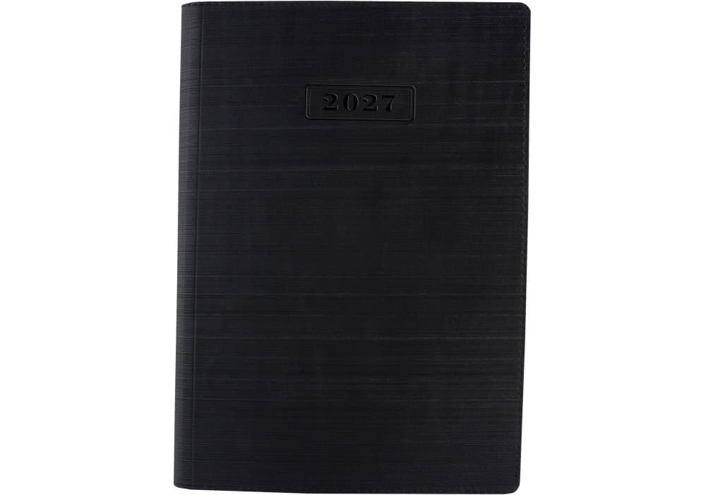 Ежедневник датированный 2027 Optima Stripe А5 черный O25285-01
