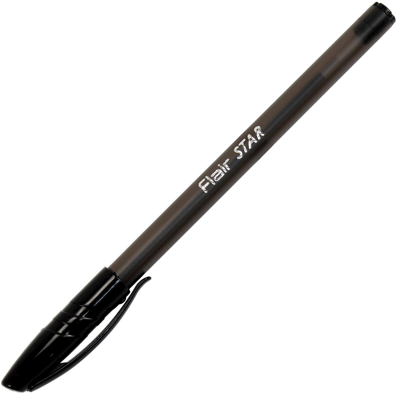 Ручка шариковая Flair Star 1 мм черная (50) (1000) (2000) 1104/1188