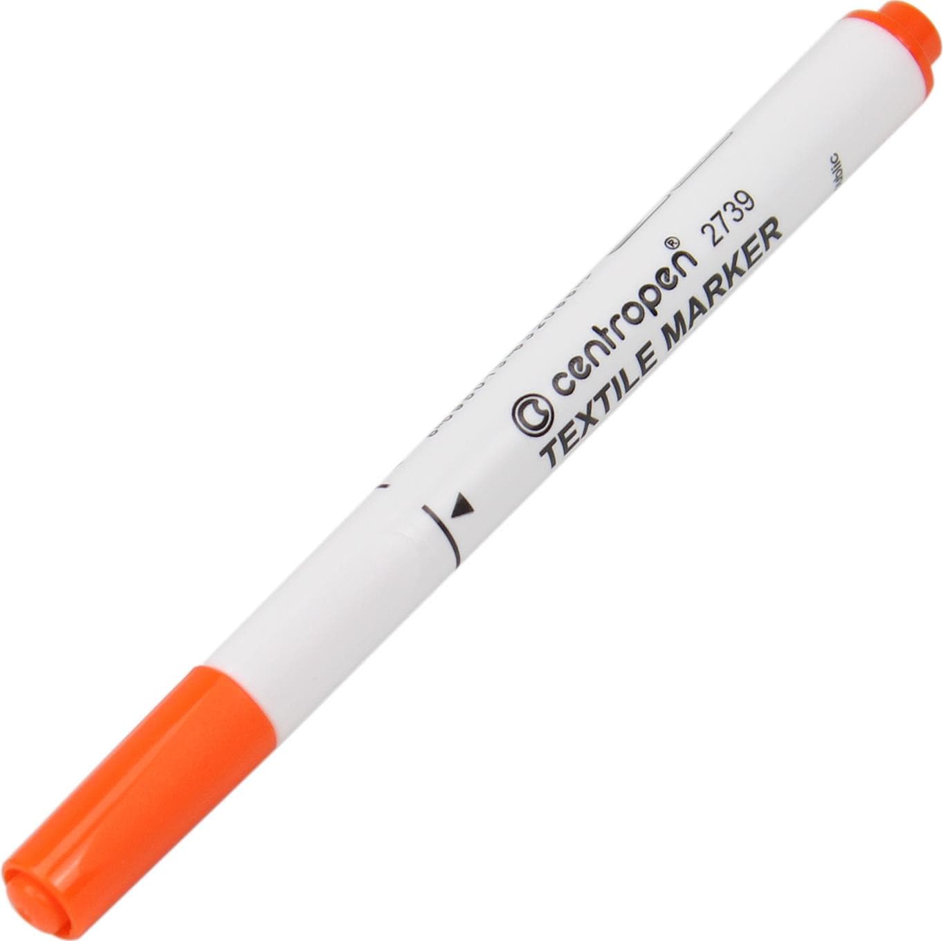 Маркер Centropen Textile 2 мм оранжевый (10) 2739 / 06