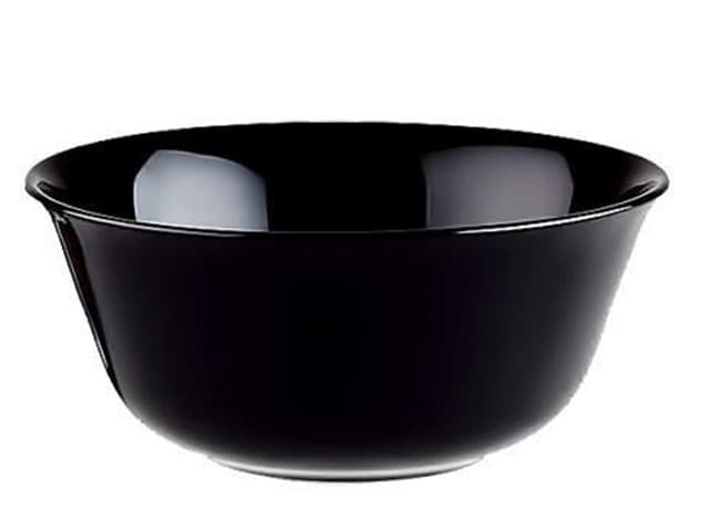 Салатник скляний Luminarc. Carine Noir 12см (6) (24) H4998/95214