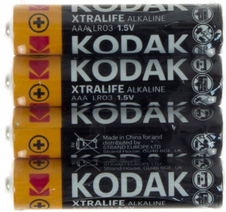 Батарейки Kodak Xtra Life LR-03 плівка 4 шт (15)
