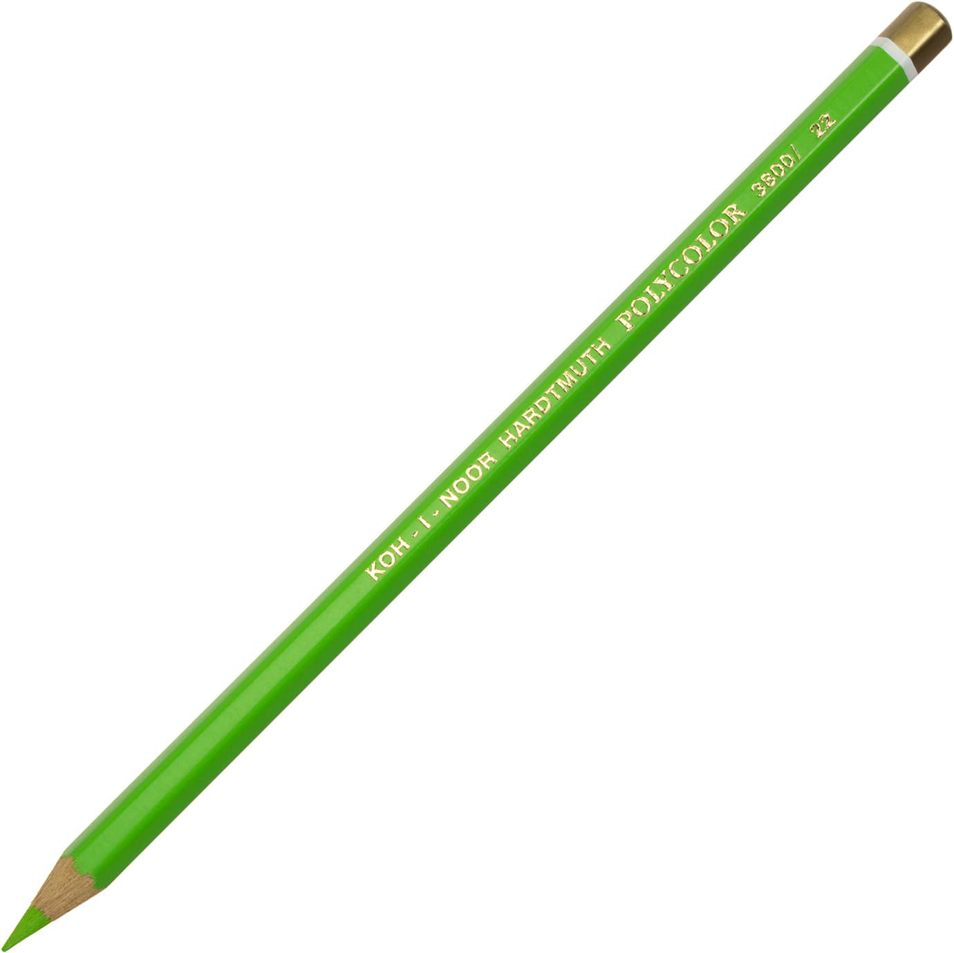 Карандаш цветной Koh-i-noor Polycolor художественный yellowish green/желто-зеленый (12) 3800/22