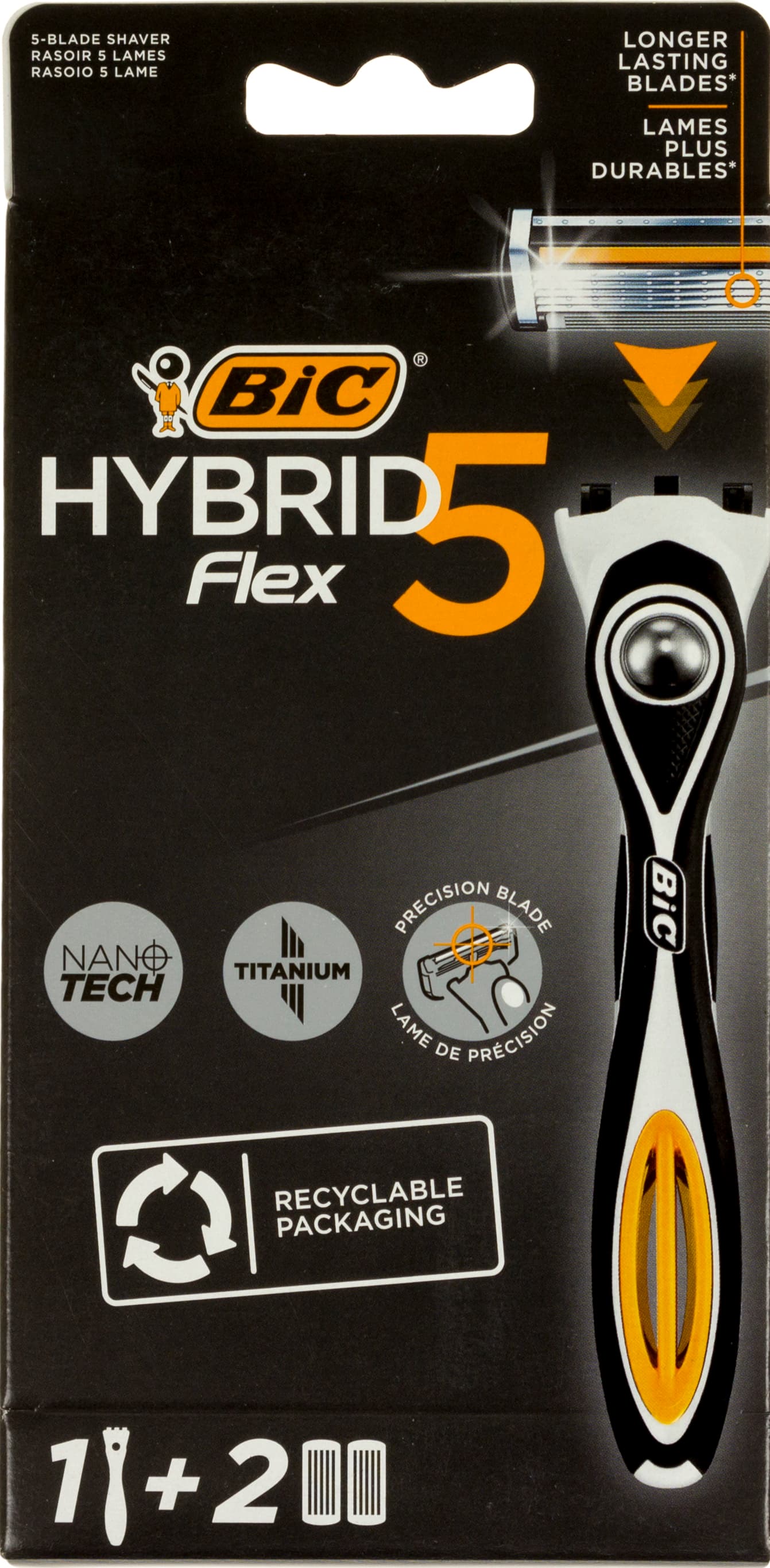 Станок Biс Flex3 Гібрид 2 картриджа на блістері №4922