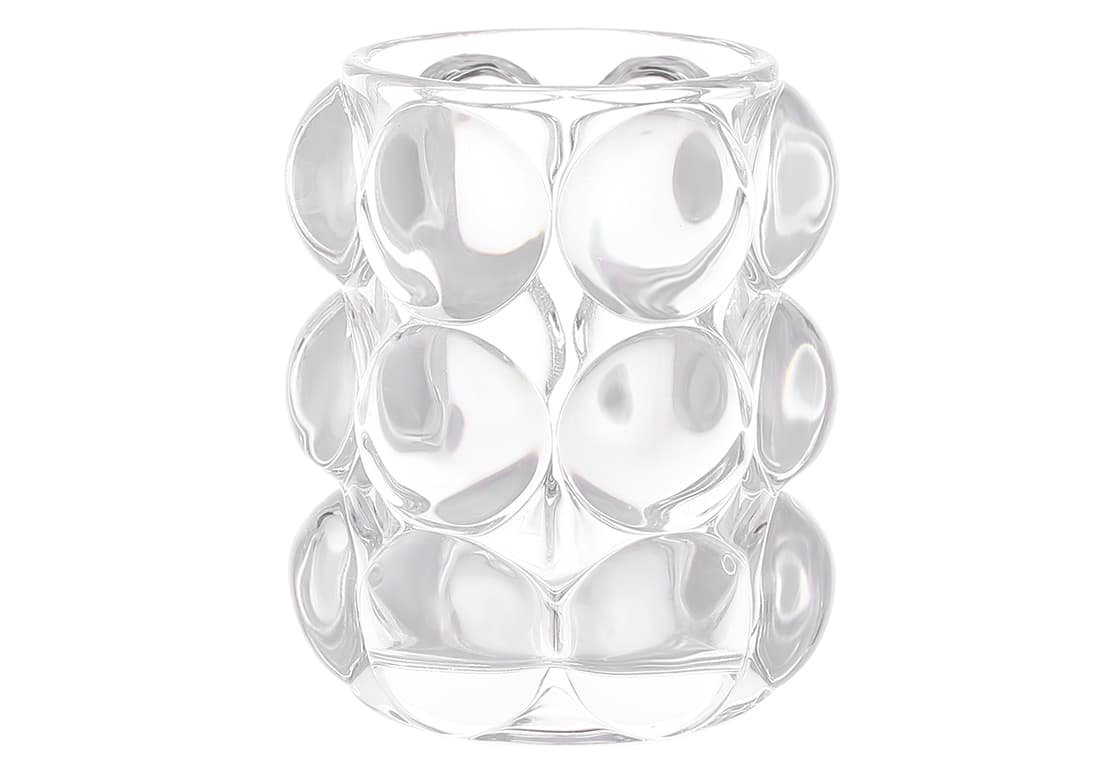 Підсвічник скло "Bauble" 10см прозорий №591-385/Bonadi/(24)
