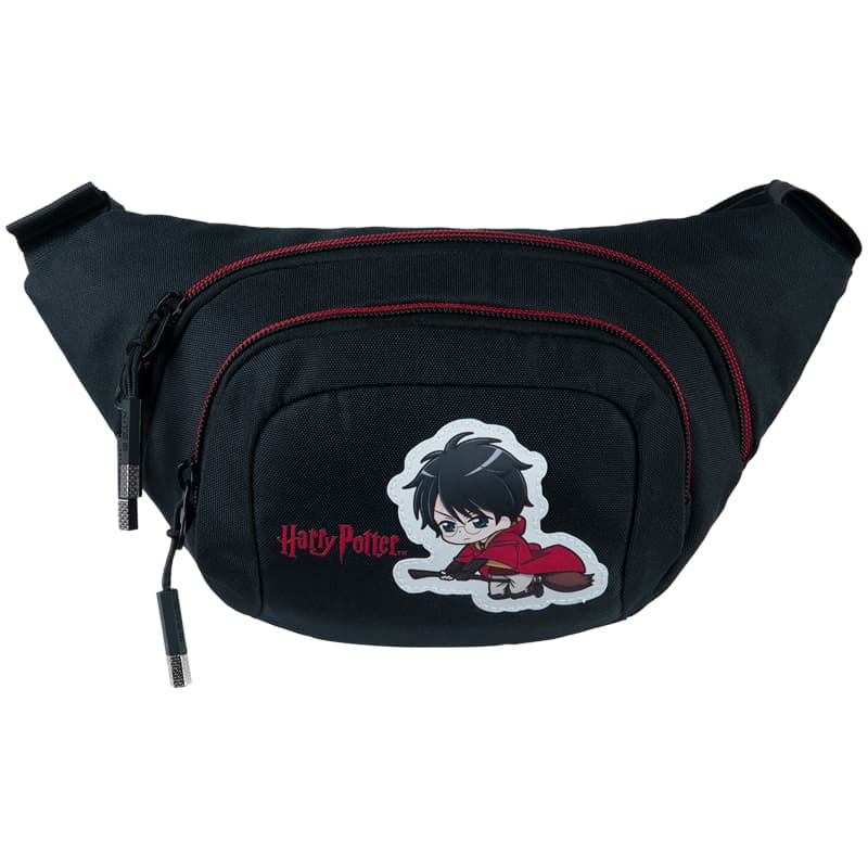 Сумка на пояс "Kite" Education teens Harry Potter 2від. чорна №HP23-1007
