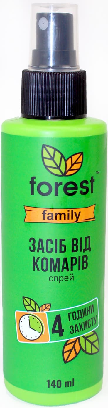 Спрей-репелент "Forest Family" від комарів 140мл №0778(24)