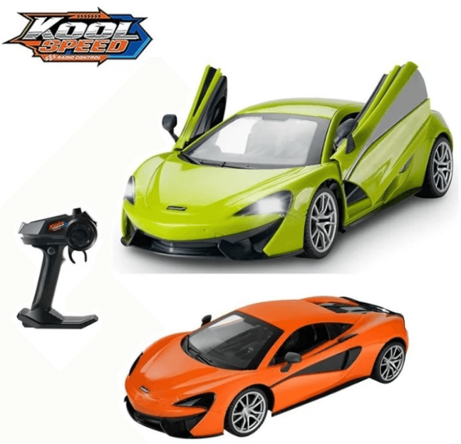 Машина RK(1:14)"Kool Speed"McLaren,на бат-ці оливкова/оранжева,44,5х21,5х18,5см№DHTRC10576