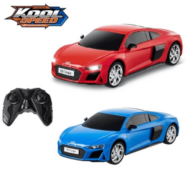 Машина RK (1:16)"Kool Speed"Audi R8 Coupe,на бат-ці синя/червона,37,2х17х12см№DHTRC10506GN