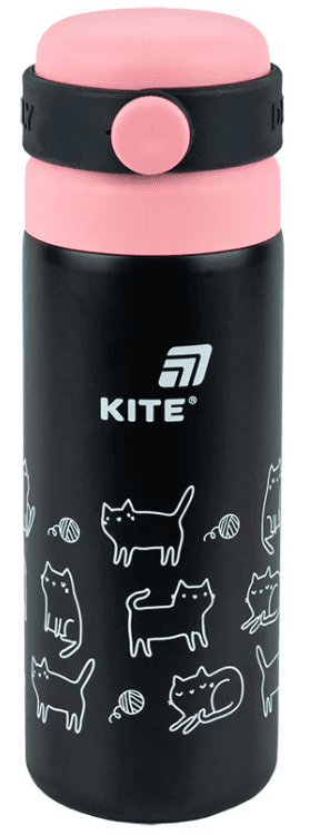 Термос 0,5л "Kite" чёрный №K25-1222-3
