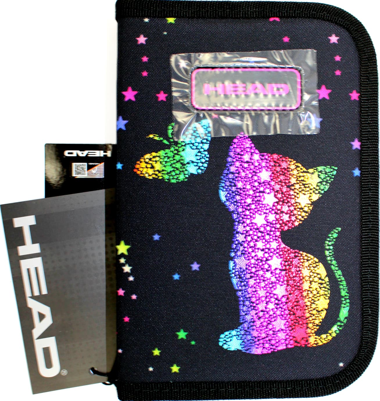 Пенал "Head" Rainbow Kitty 1від. 2клап. №503025037