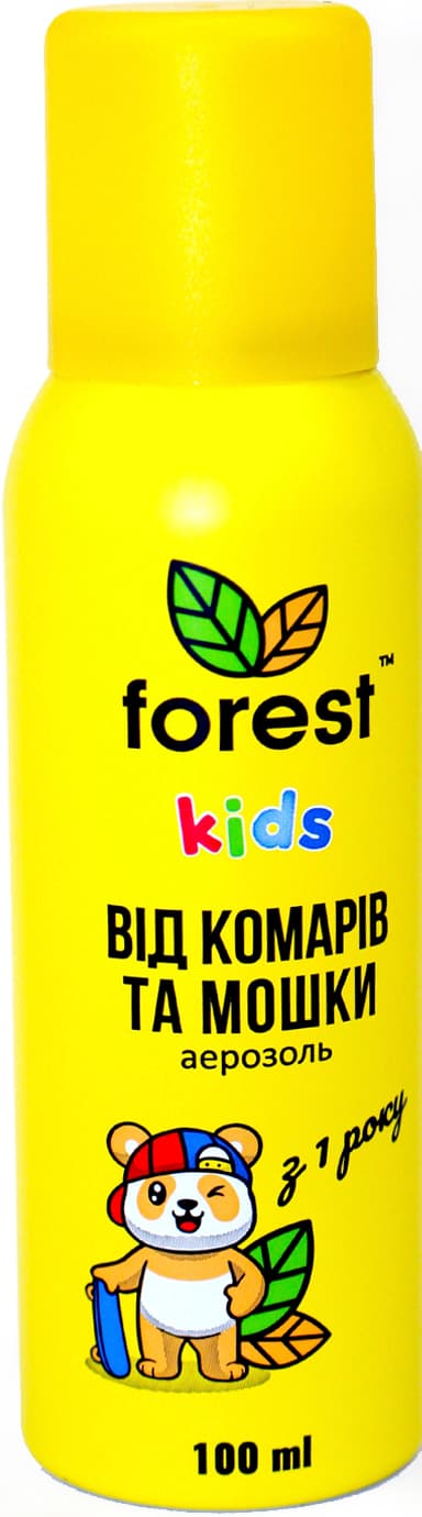 Аерозоль "Forest Kids" від комарів та мошки 100мл №5095