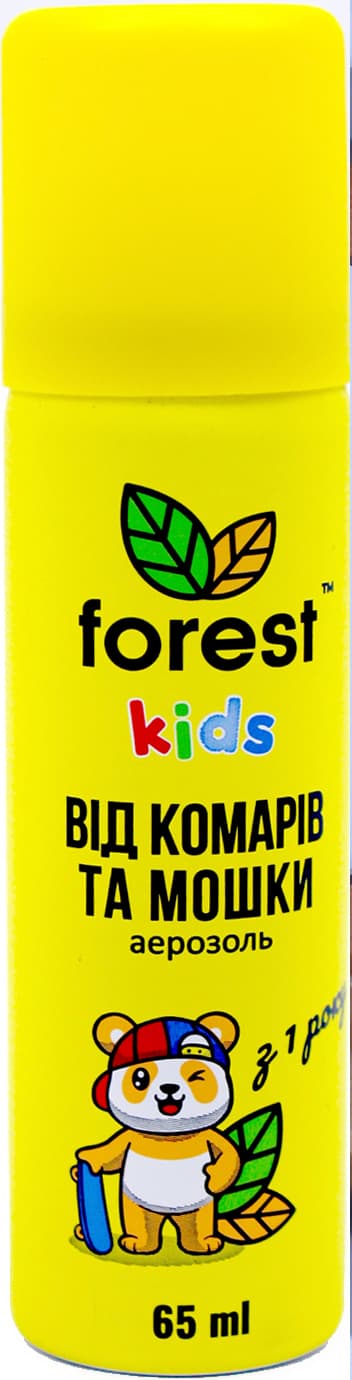Аерозоль "Forest Kids" від комарів та мошки 65мл №2858(40)