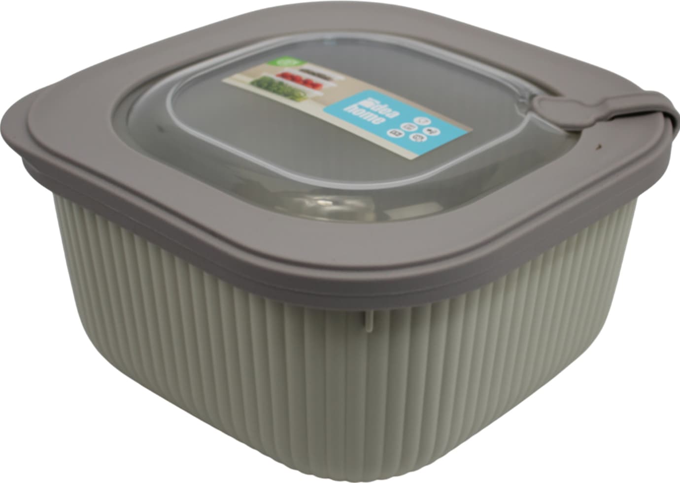 Контейнер для харч. прод. пласт. "Idea Home Line Box Bej" 1,1л квадр. №00682(24)