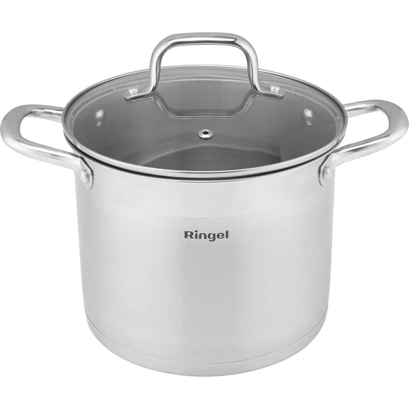 Каструля нерж. "Ringel Curry" 22см 6,6л з кришкою №RG-2020-22(6)