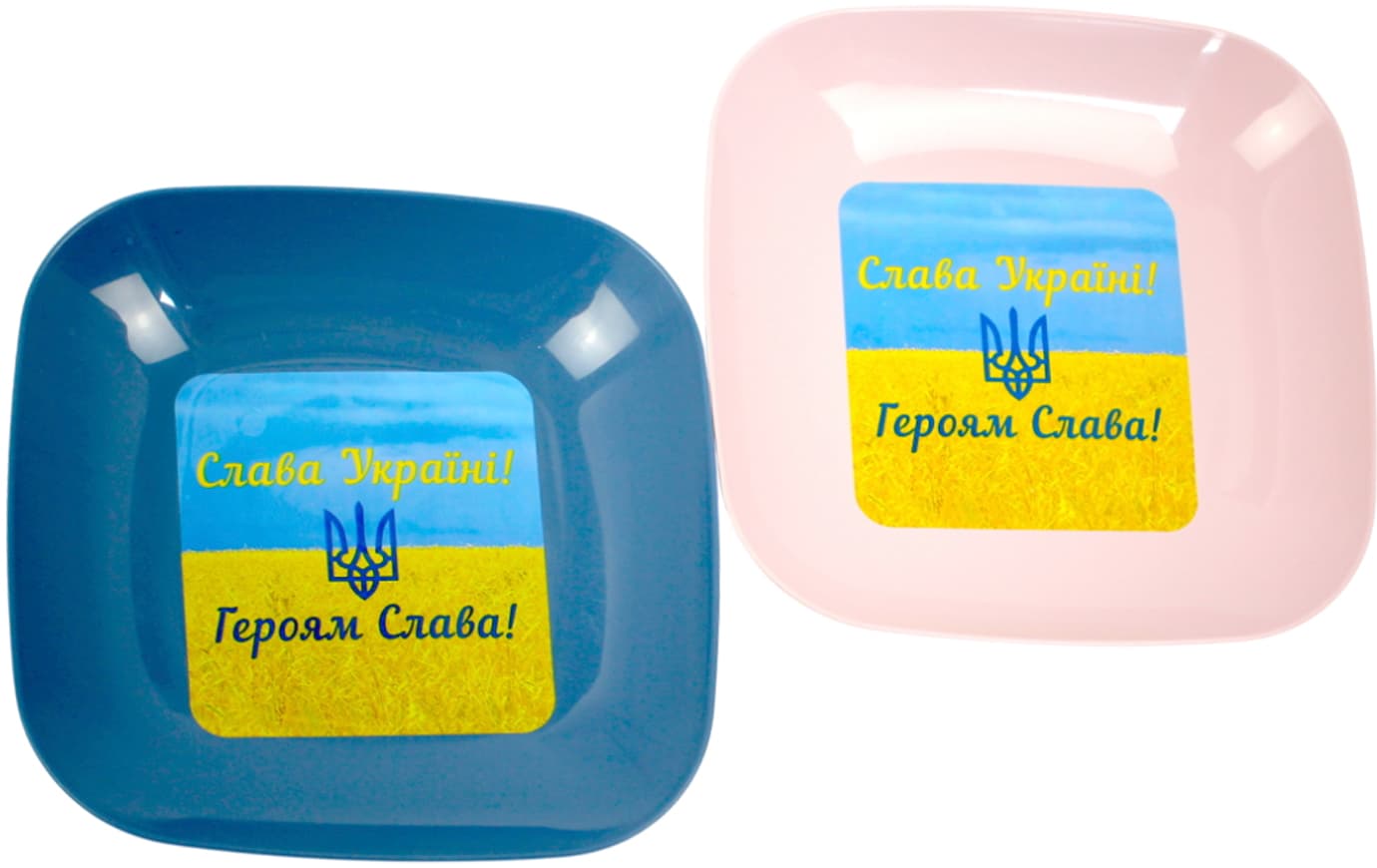 Тарелка пласт. с рисунком №БП-155