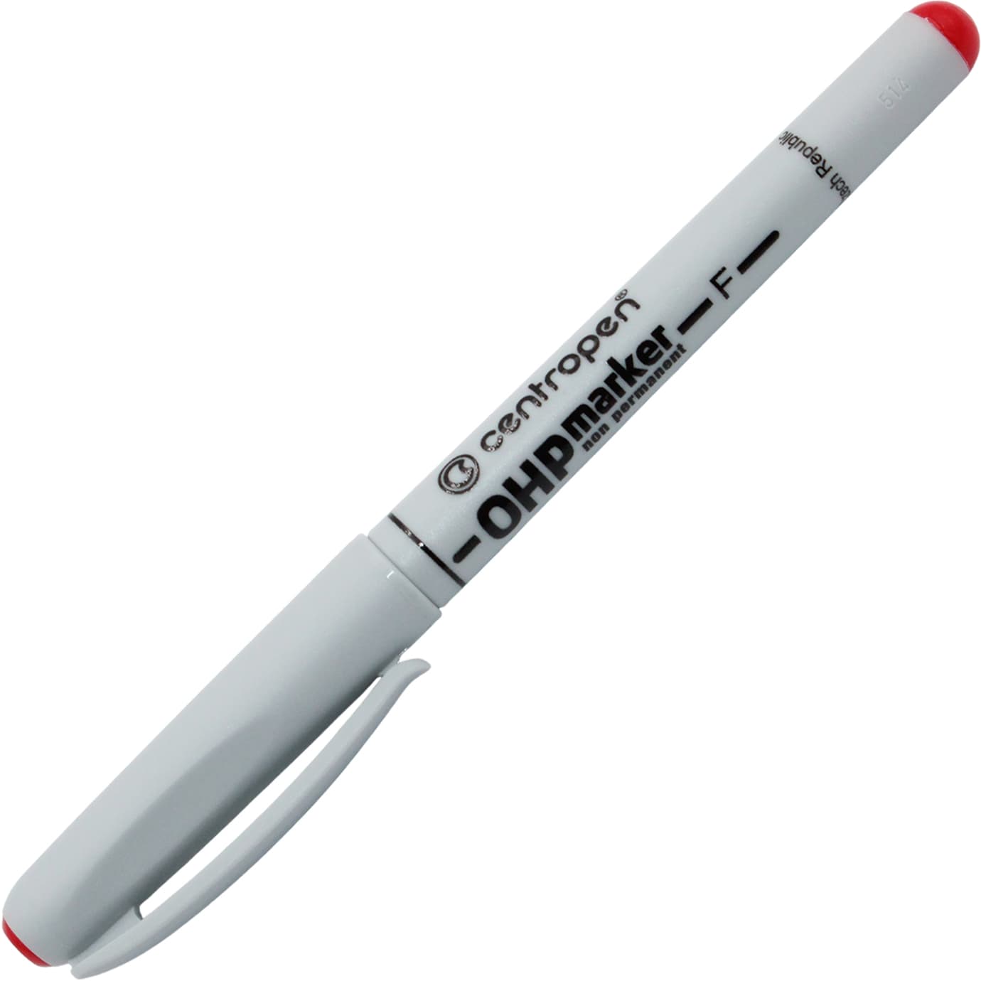 Маркер "Centropen" №2646/02 Non-Permanent OHP 0,6мм красный(10)(200)