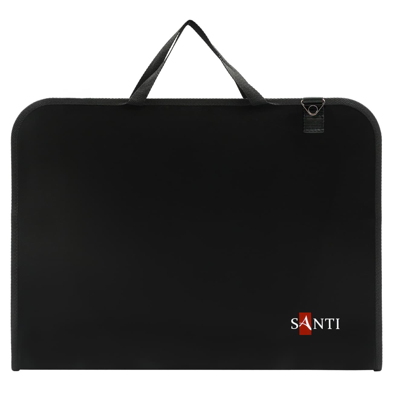 Папка-портфель "Santi" №492282 A3 пласт. для эскизов чёрная