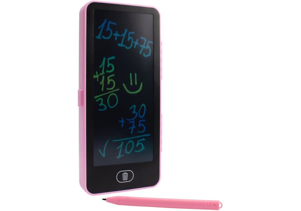 Пенал "Maxi" пласт. з LCD екраном,спец.ручка,бат-ка 3v,20,2х7,8х3см,1від.,рожевий №MX86900