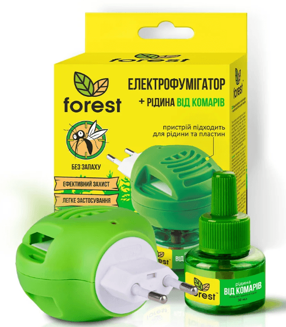 Елетрофумігатор "Forest" +рідина від комарів 30мл №5835