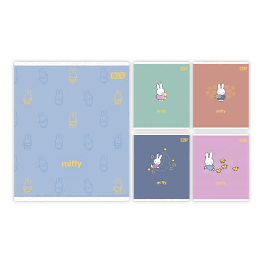 Зошит А5 YES 12арк. кліт. глитер+УФ+soft touch Miffy Bunny №768596(10)(250)