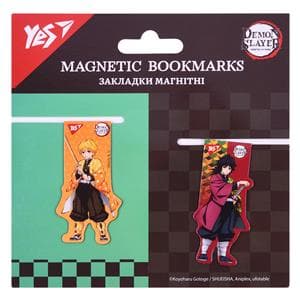 Закладка магніт. "Yes" №708280 Demon Slayer 2шт(1)(10)(50