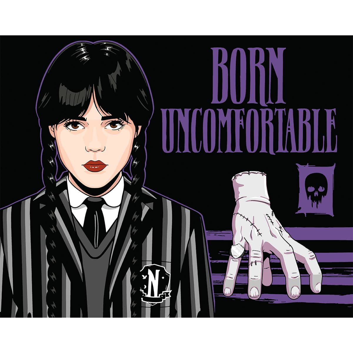 Картины по номерам "Santi" Wednesday. Born uncomfortable 40х50см №955041
