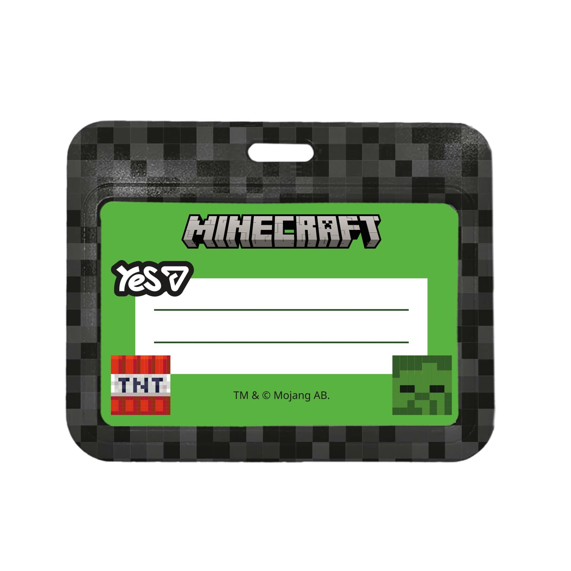 Бейдж "Yes" Minecraft Heroes №940399 горизонт.,слайдер(20)