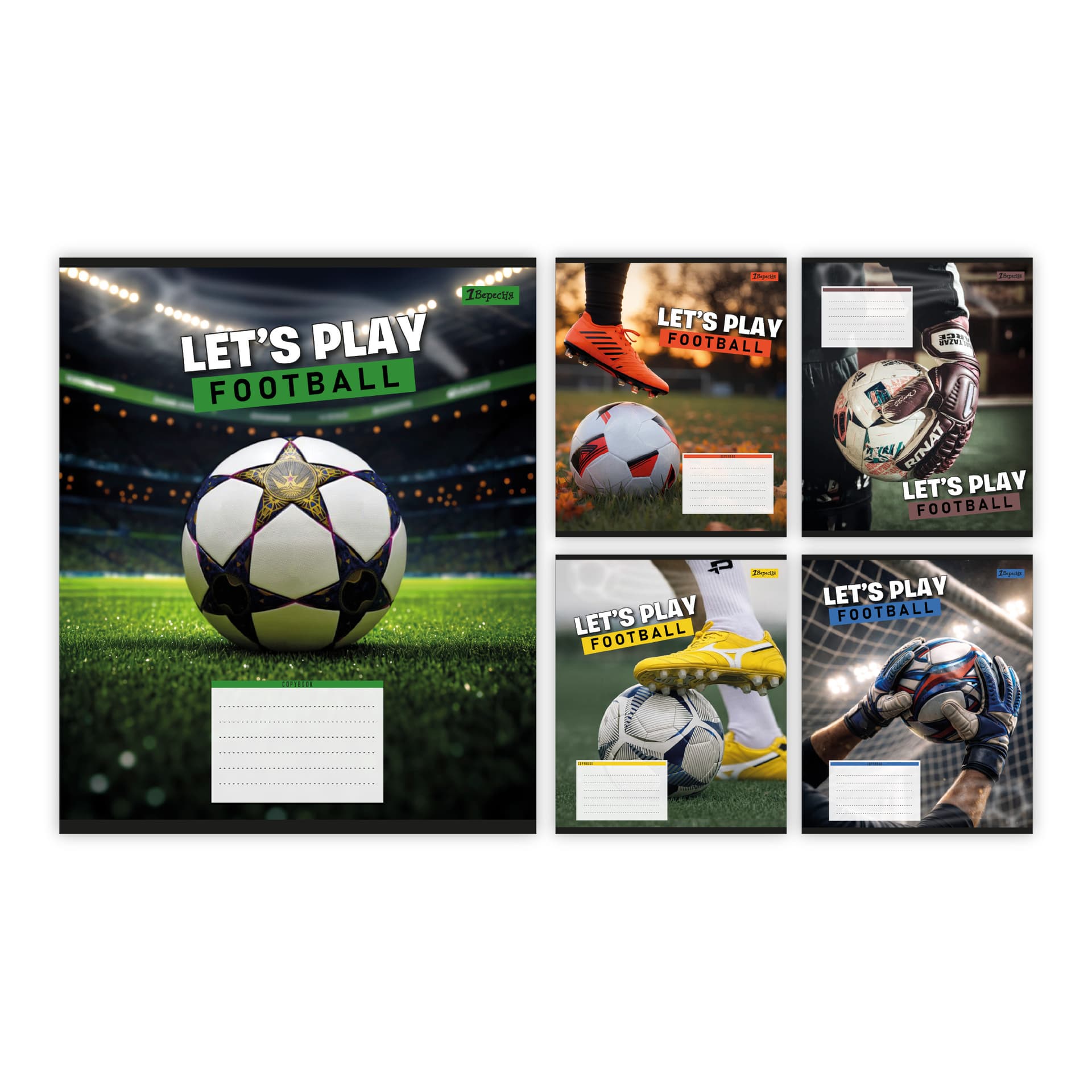 Зошит 36арк. кліт. 1В Let's play football №768754(15)(240)